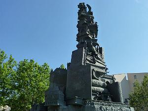 CAP D AGDE SCULPTURE DE ZOURAB TSERETELI  (12) HOMMAGE A BALZAC
